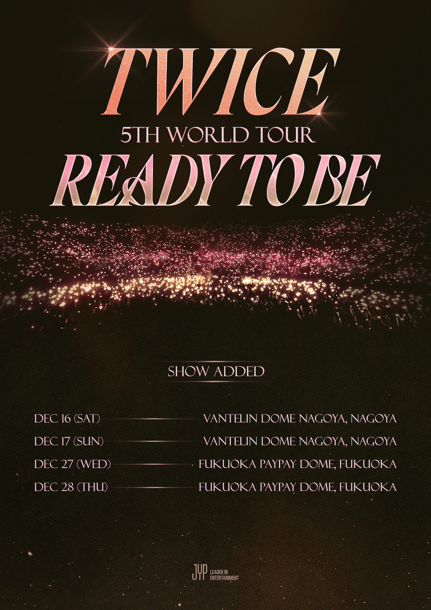 TWICE 5TH WORLD TOUR 'READY TO BE' in JAPAN 福岡PayPayドーム - ON ...